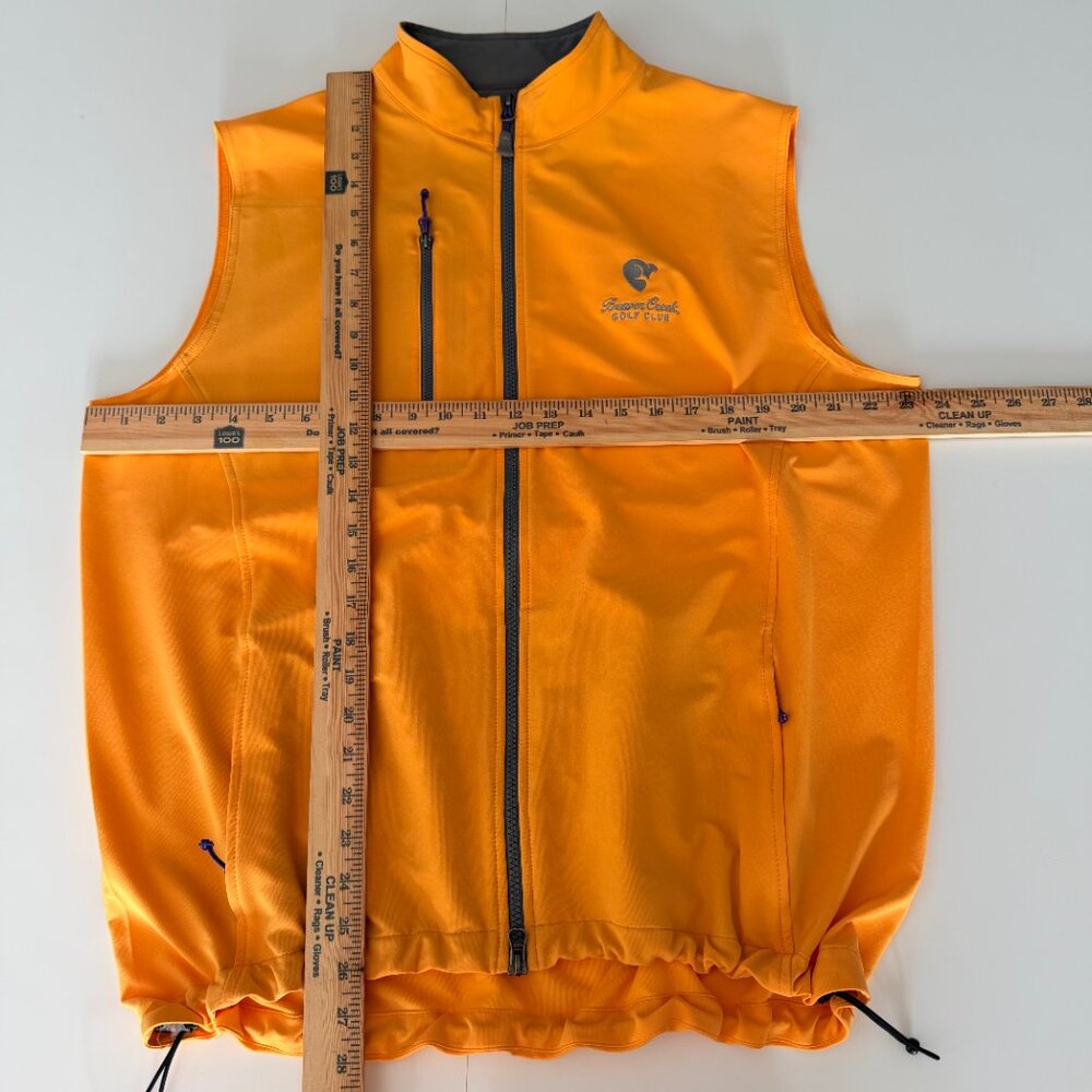 Peter Millar Element 4 Wind Block Golf Vest Mens L Casual Outdoors Beaver Creek - Picture 5 of 10